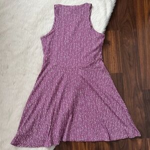 Athleta Santorini Thera Printed Dress Bashful Rose Purple Pink Size XSmall